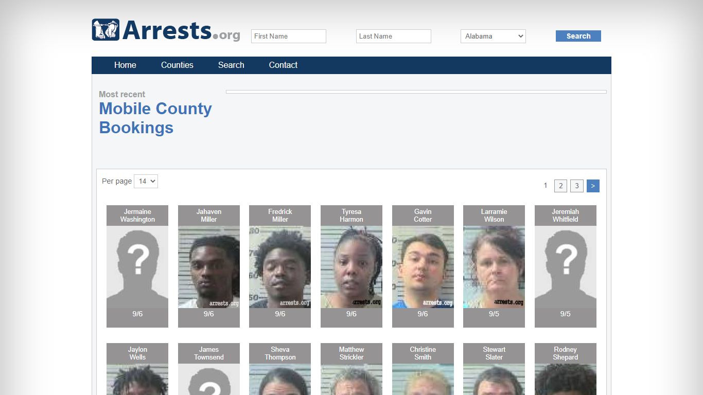 Mobile County Arrests and Inmate Search